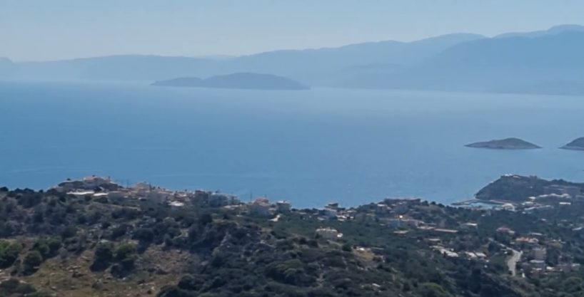 Building land of 6389 m2 in the outskirts of Agios Nikolaos, great views