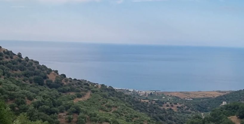 Elevated seaview building land, north-east Crete