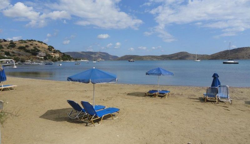 Sandy beach in Elounda