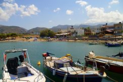 Milatos beach & harbour
