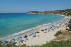 Nearby sandy beach