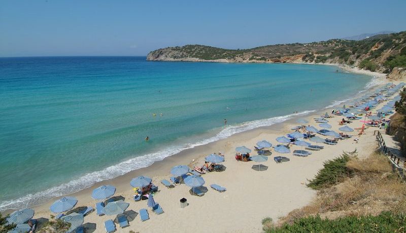 Nearby sandy beach