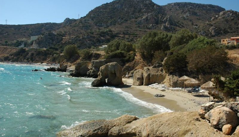 Nearby sandy beach