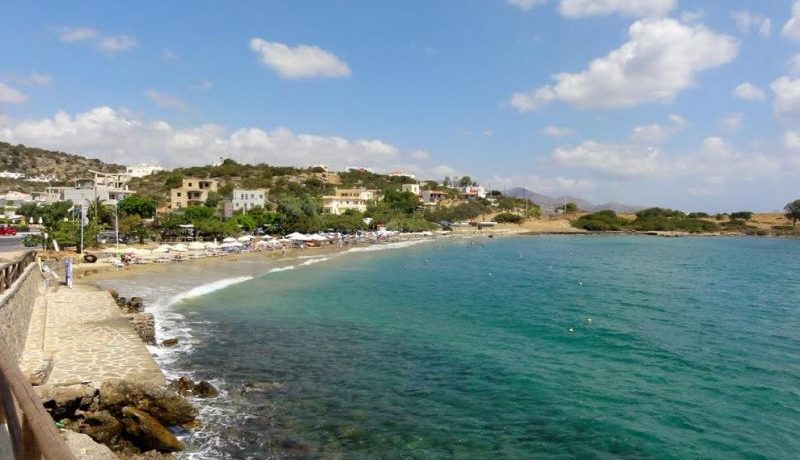 Nearby sandy beach