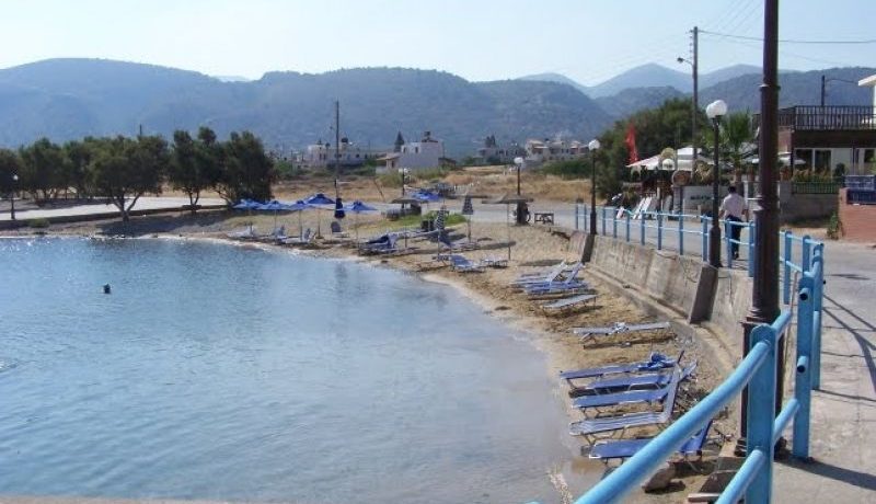 The coastal village of Milatos Beach