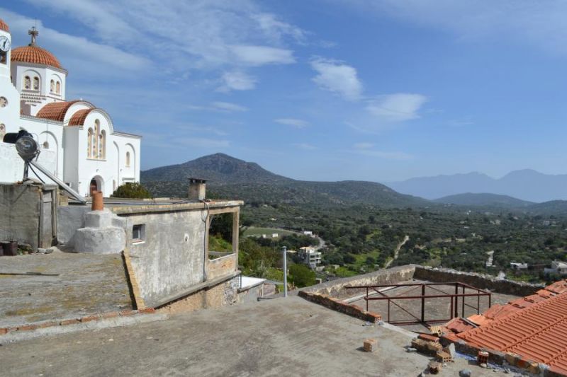 Village house with guest house and great views. Kritsa