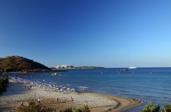 The nearby beach of Almiros
