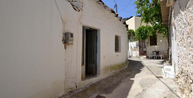 Corner house in the centre of Traditional village. Kritsa