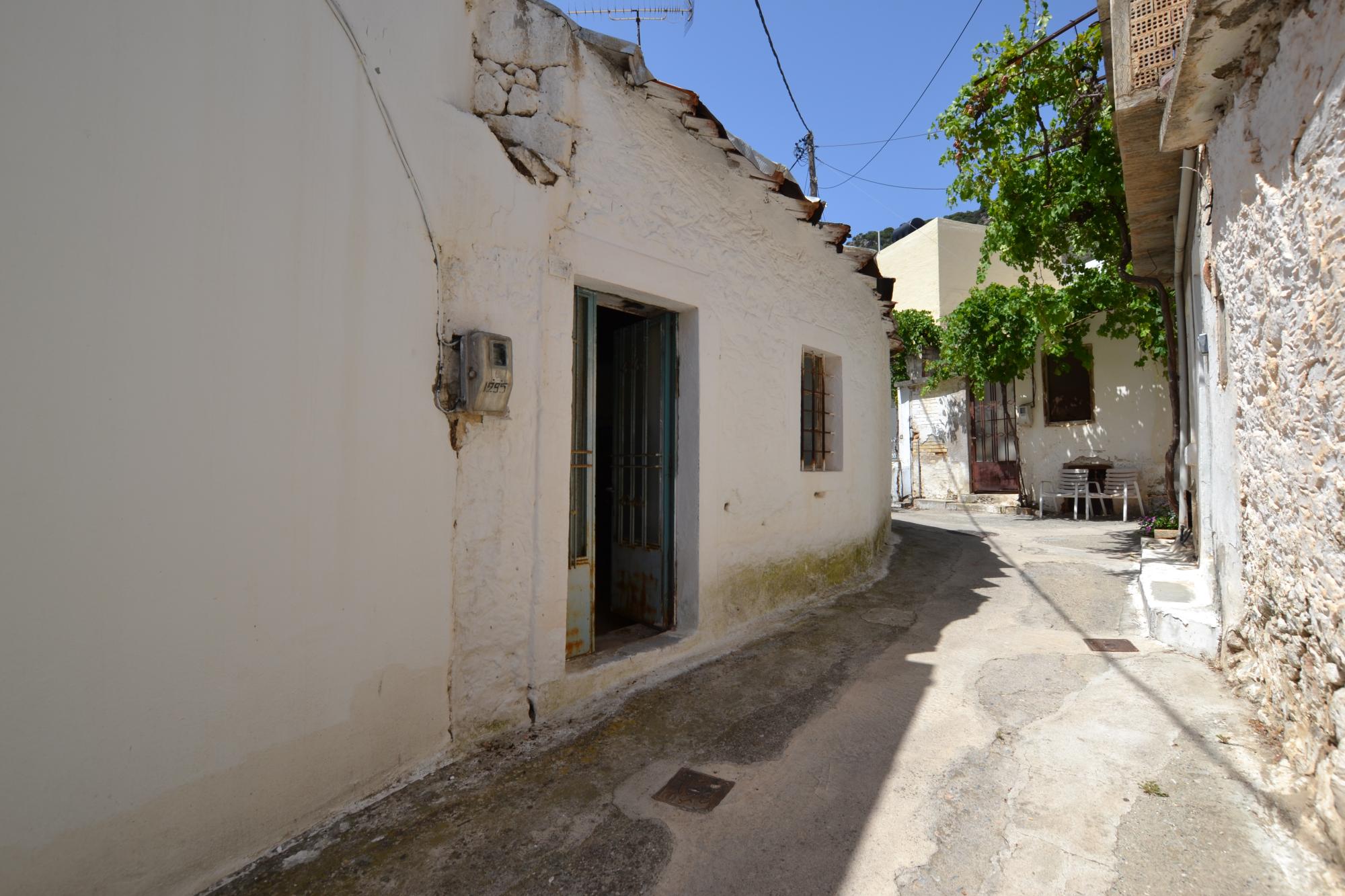 Corner house in the centre of Traditional village. Kritsa