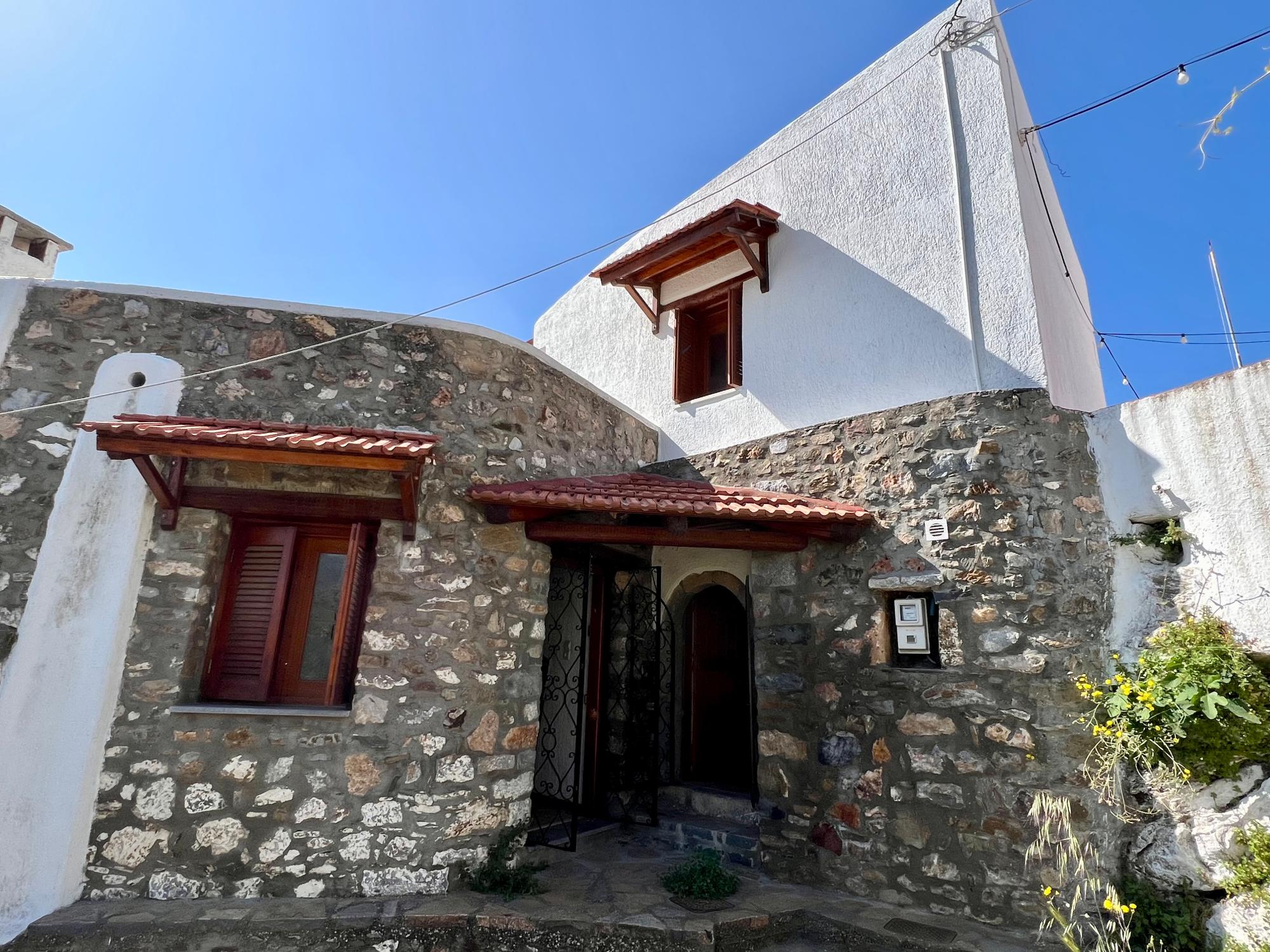 Beautiful renovated stone house in traditional village.