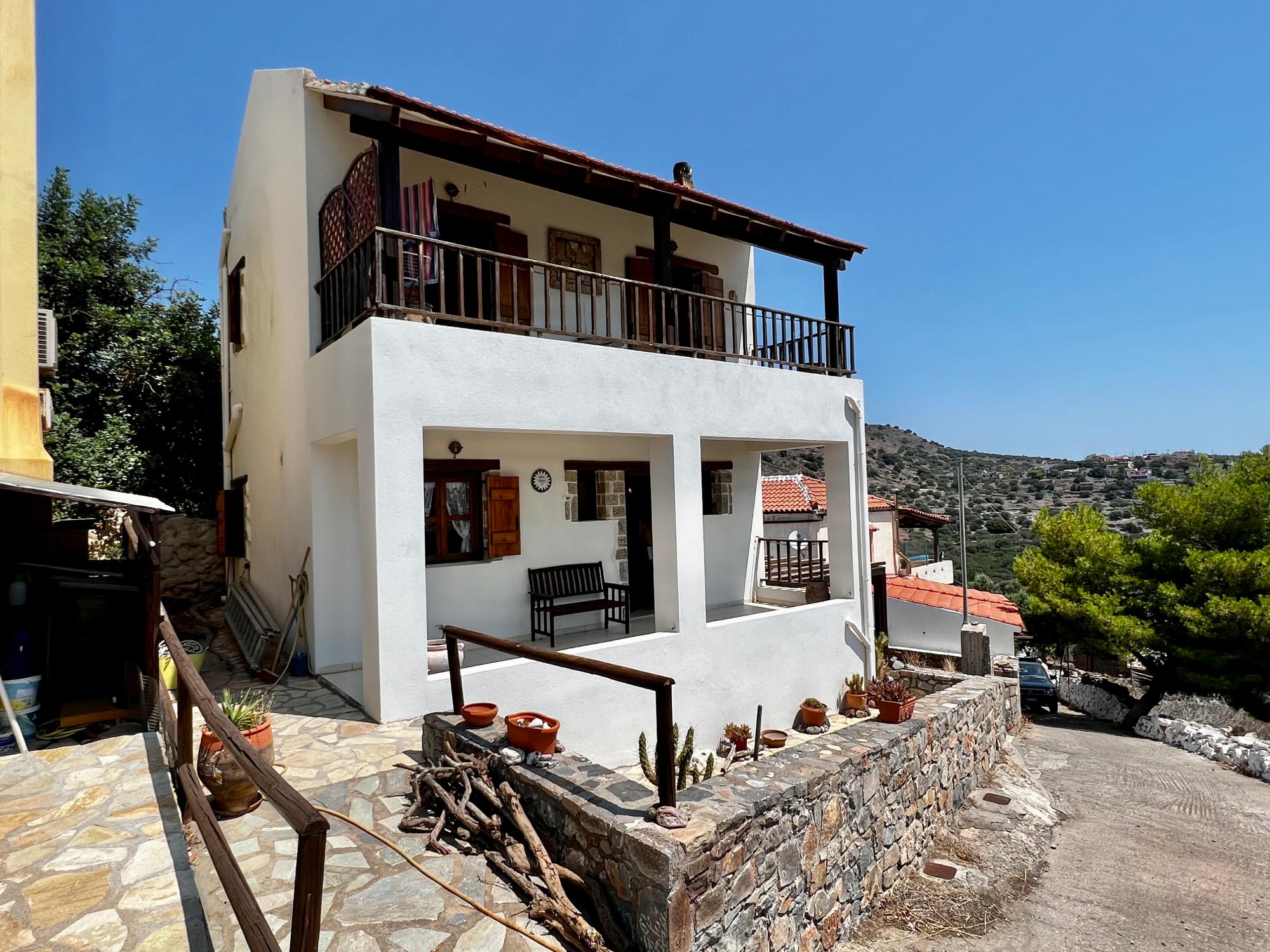 Detached Two bedroom  house in traditional village near Elounda. Furnished.
