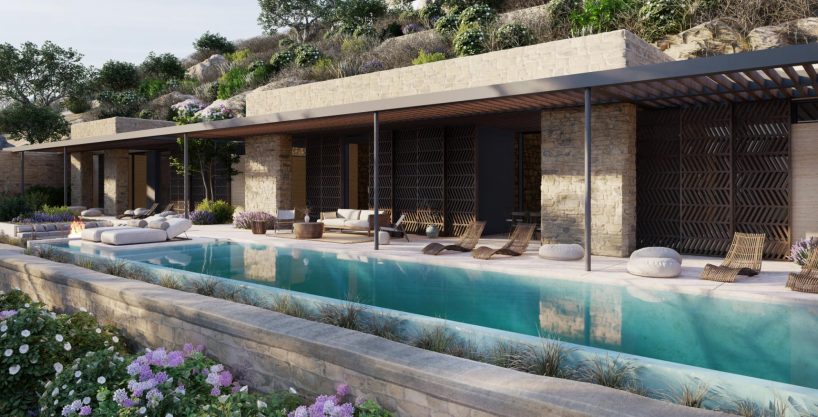 Elite villas with spectacular views in the newest resort of Elounda.