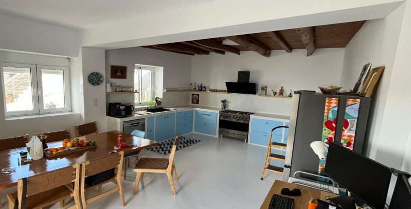 Masterfully renovated village house with sea views sold fully furnished.