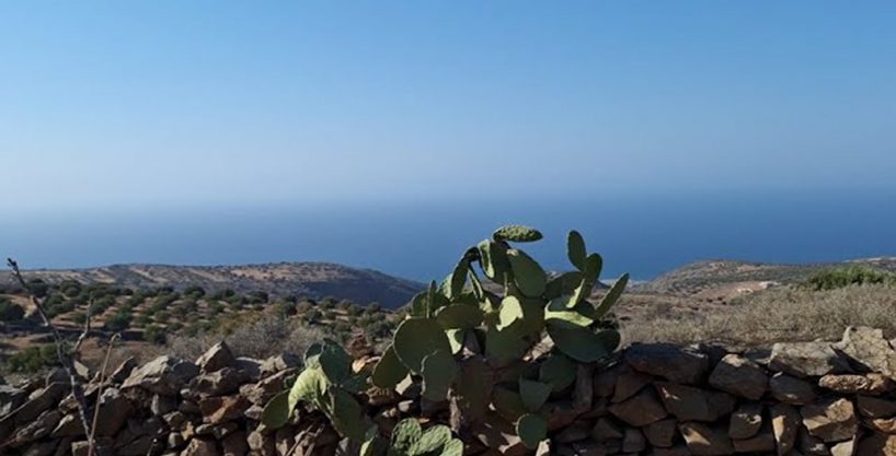 Seaview building plot in peaceful Cretan village